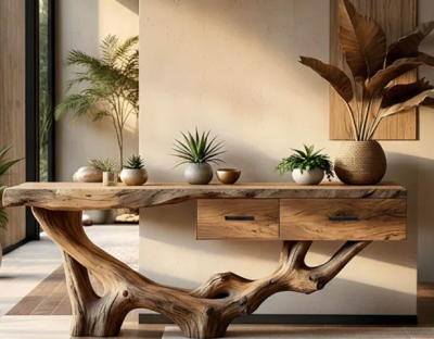 Solid Natural Wood