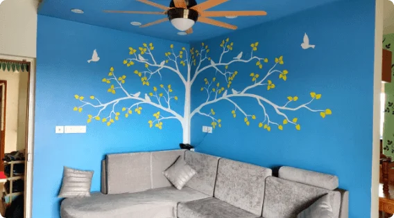 Livingroom wall decor designs