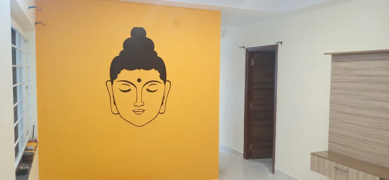 Lord Buddha Wall Design