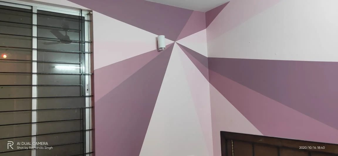 Pintura triangular desig