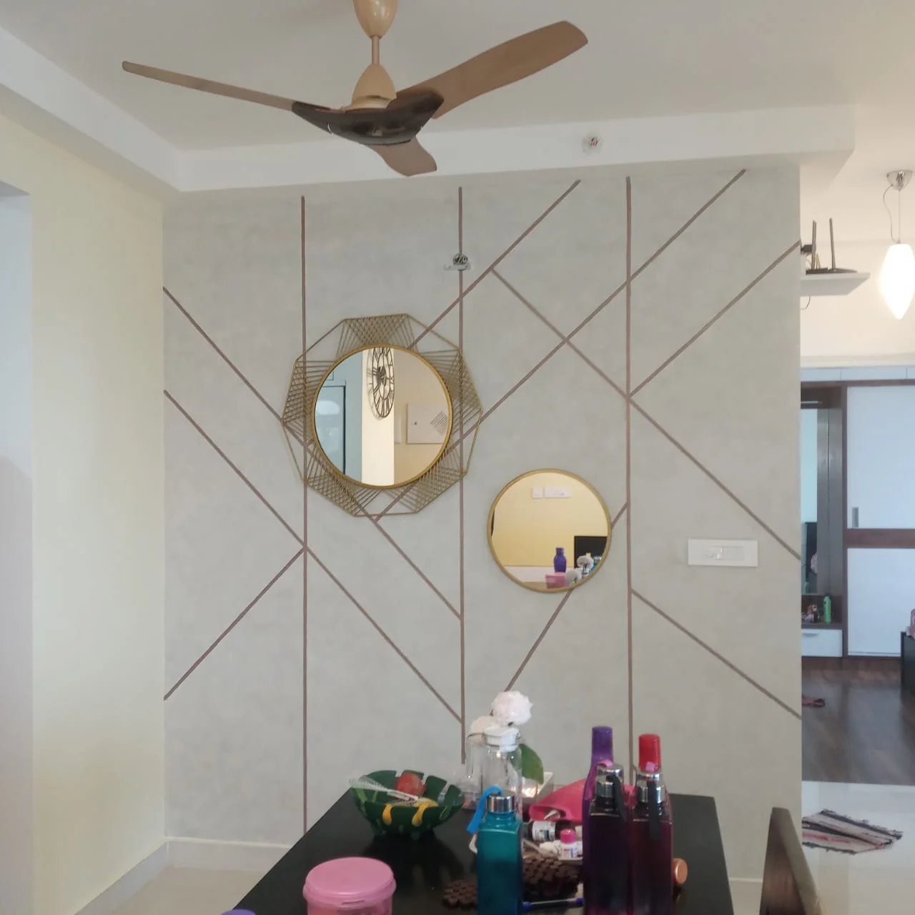 Back Painted Wall Glass Work