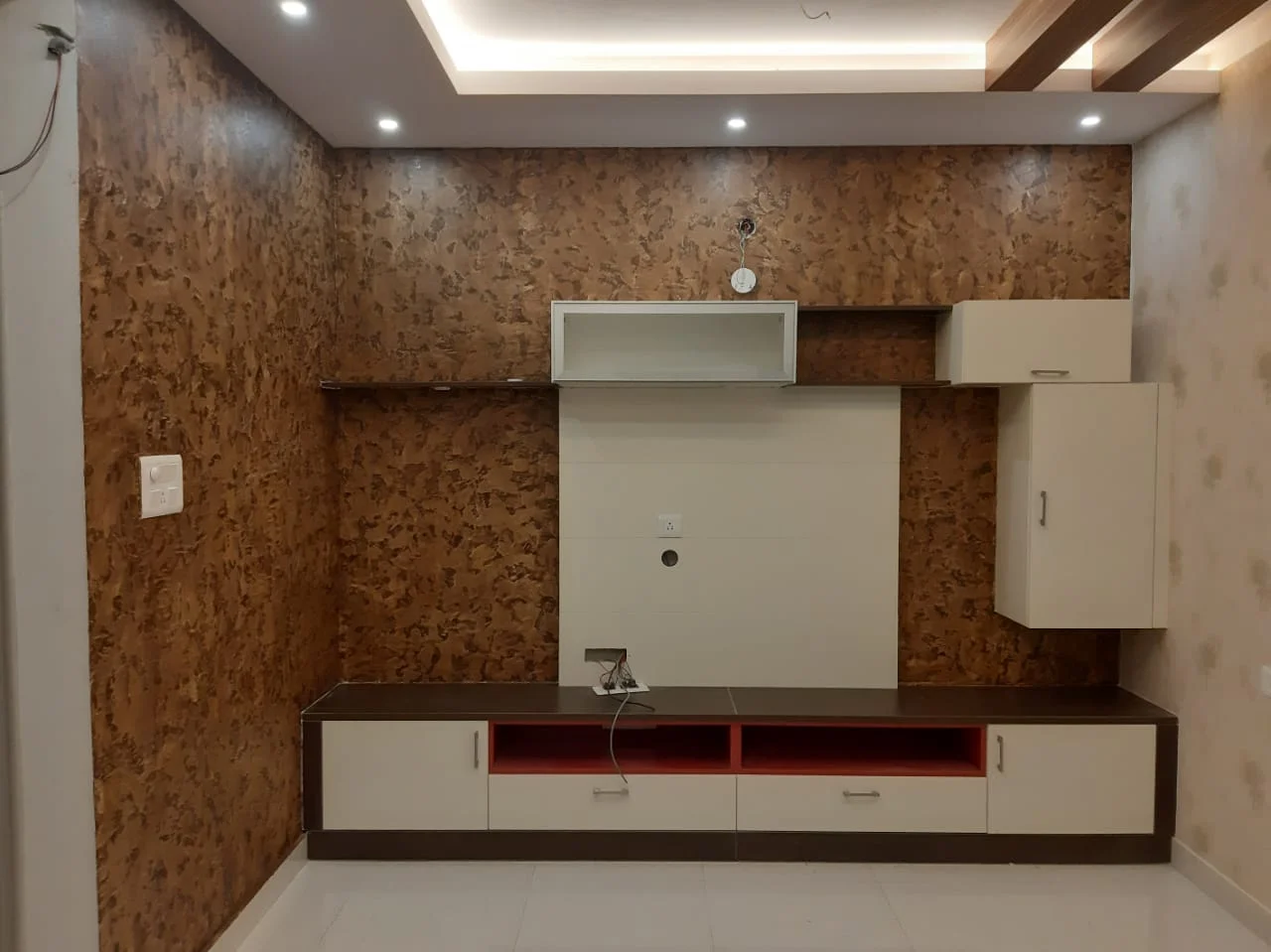 Wall Texture With Led Pannel