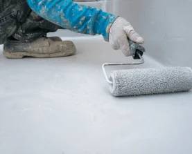 epoxy paint concrete floor water proof protection industrial warehouse