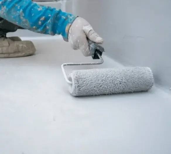 exterior waterproofing epoxy paint concrete floor water proof protection industrial warehouse by aapkapainter