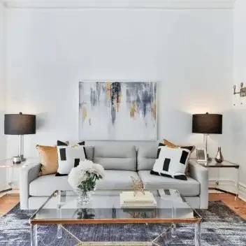 living room art work idea