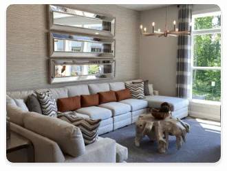 living room wall painting idea