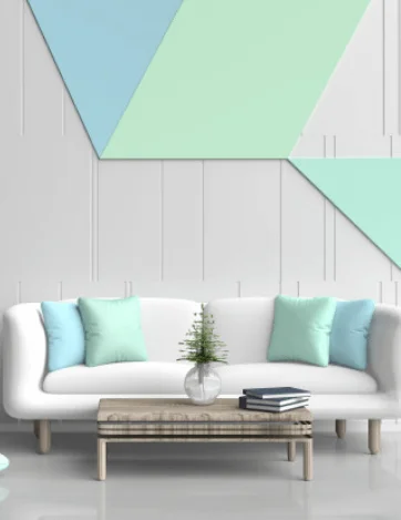 simple eligent modern wall painting design 1