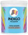 Indigo paints acrylic distemper silver - Aapka Painter