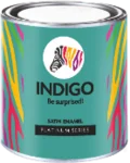 Indigo paints satin enamel - Aapka Painter