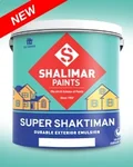 Shalimar paints super shaktiman sign exterior emulsion white - Aapka Painter
