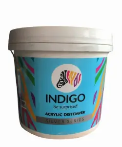 Indigo Paints Acrylic Distemper Silver - Aapka Painter