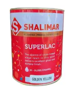 Shalimar Paints Superlac Premium Hi Gloss Enamel Golden Yellow - Aapka Painter