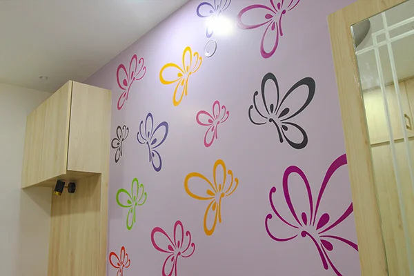  coloury butterflies wall stencil paint - Aapka Painter