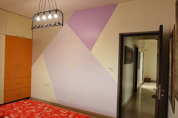 geometric wall pattern - Aapka Painter