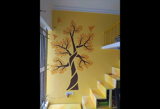  Tree of Life stencil Paint - Aapka Painter