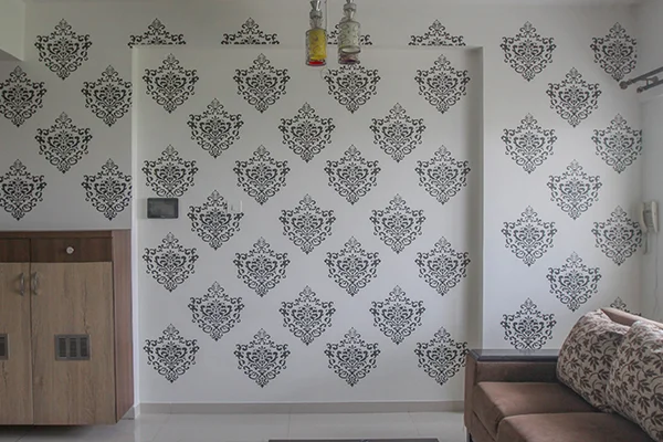 ornamental wall stencil - Aapka Painter