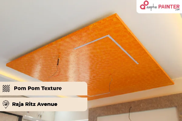 Living Room Pom Pom Wall Texture 