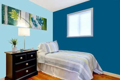 guest-bedroom color combination