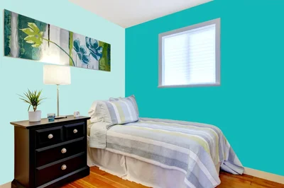 guest-bedroom color combination