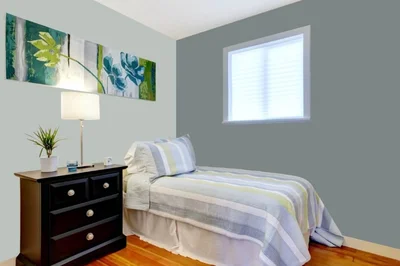 guest-bedroom color combination