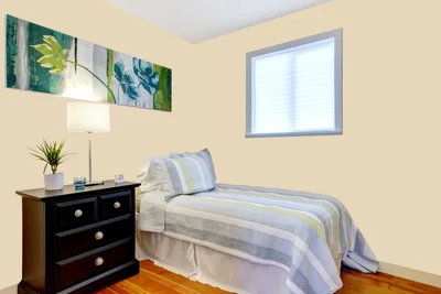 guest-bedroom color combination